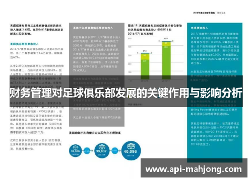 财务管理对足球俱乐部发展的关键作用与影响分析